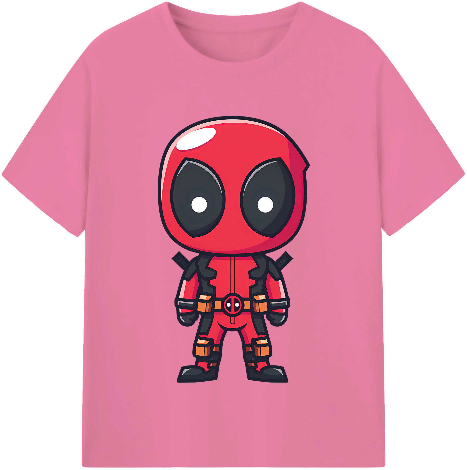 （画像用） Deadpool デッドプール 綿100％半袖Tシャツ（フロントプリント）